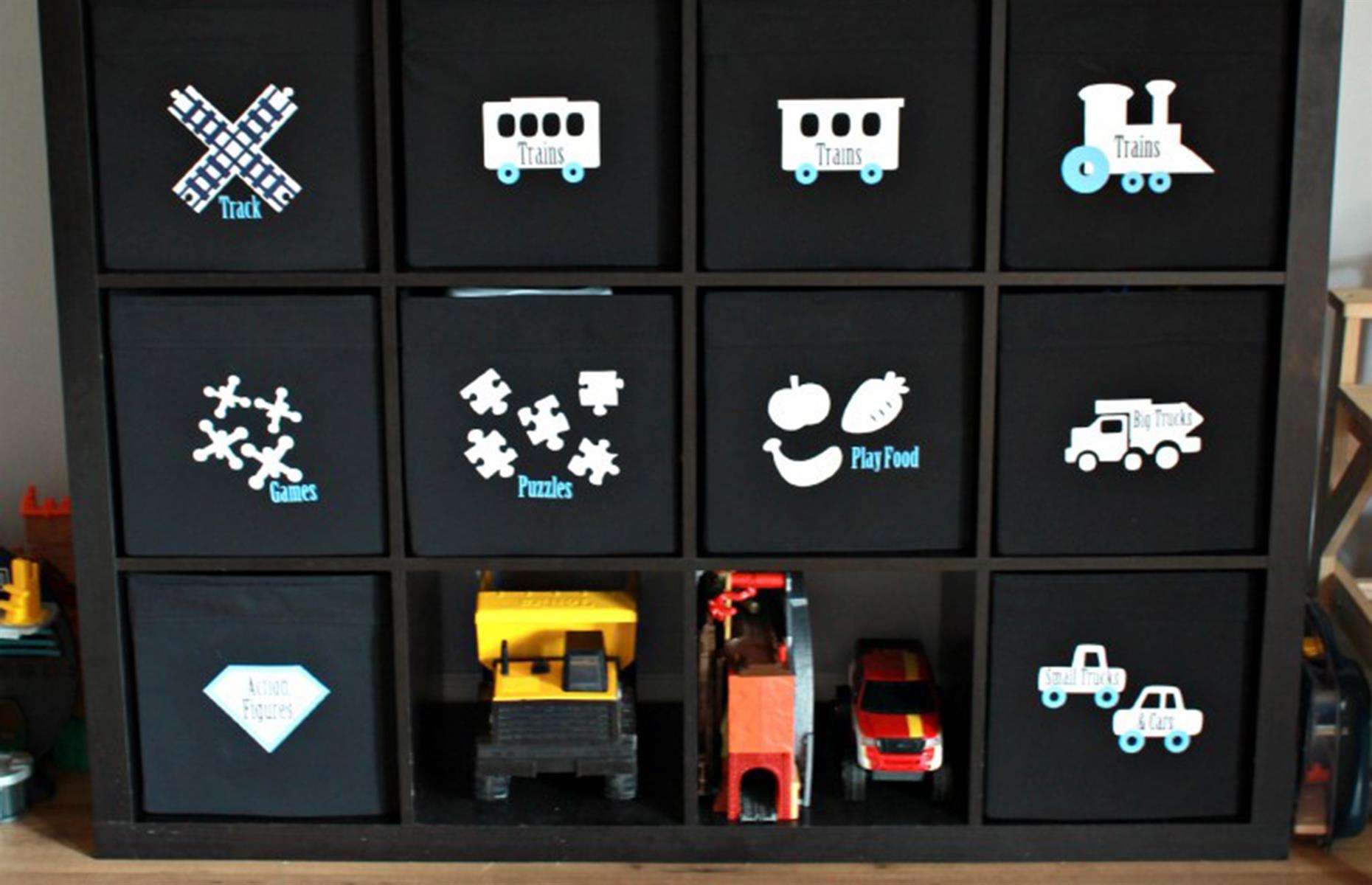 Store toys as a fun puzzle game  
